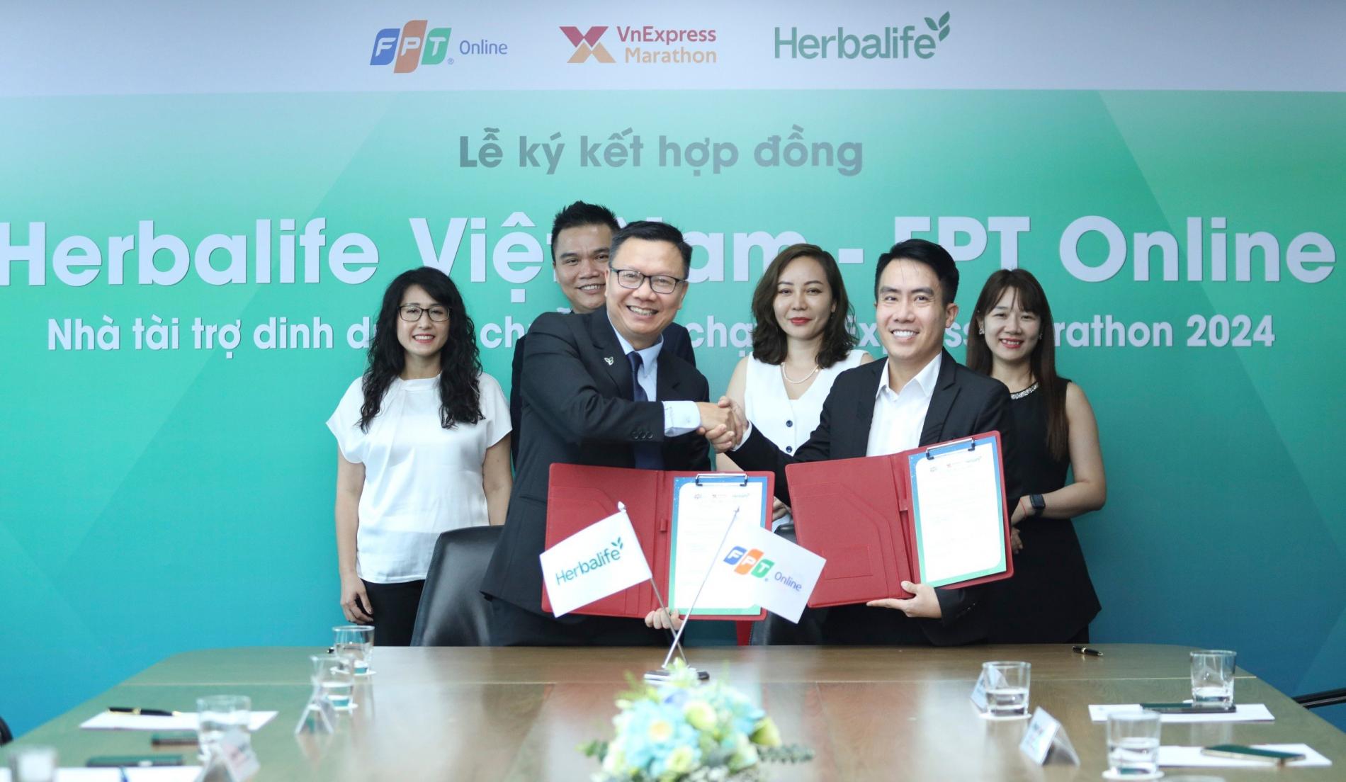 Herbalife là nhà tài trợ dinh dưỡng chuỗi giải VnExpress Marathon 2024