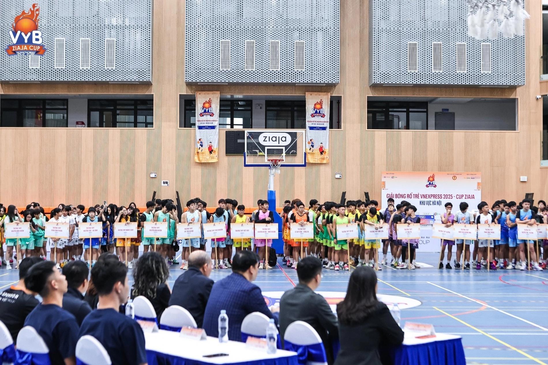 26 trường THPT Hà Nội dự lễ khai mạc Giải Bóng rổ Trẻ VnExpress