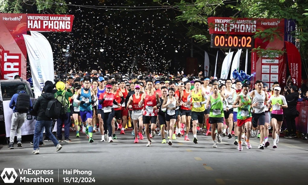 14.000 VĐV đăng ký VnExpress Marathon Hải Phòng
