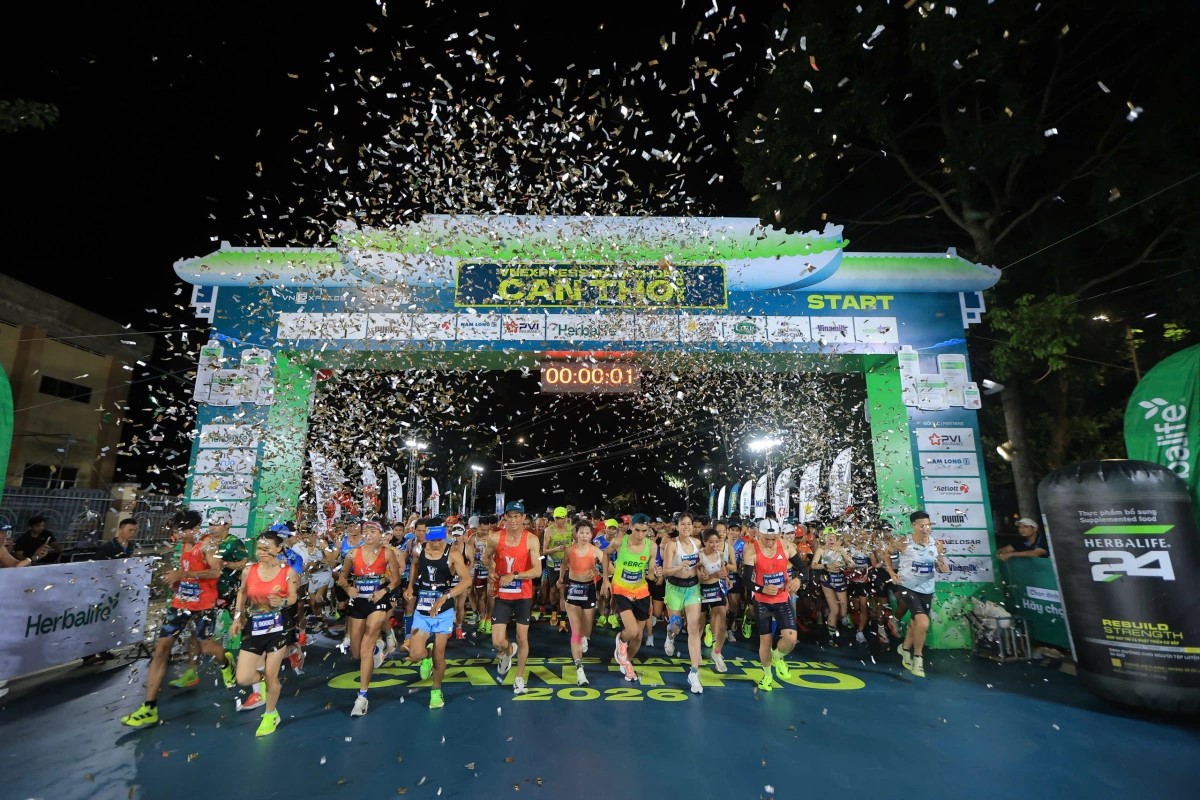 VnExpress Marathon Cần Thơ mùa 2 hút 10.000 runner