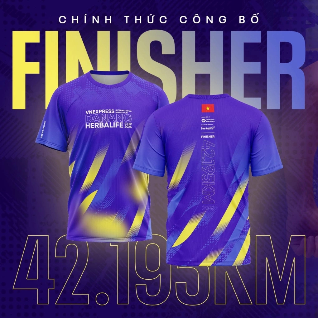VnExpress Marathon Đà Nẵng 2026 Trình Làng Bộ Vật Phẩm Đầy Cảm Hứng Cho Runner