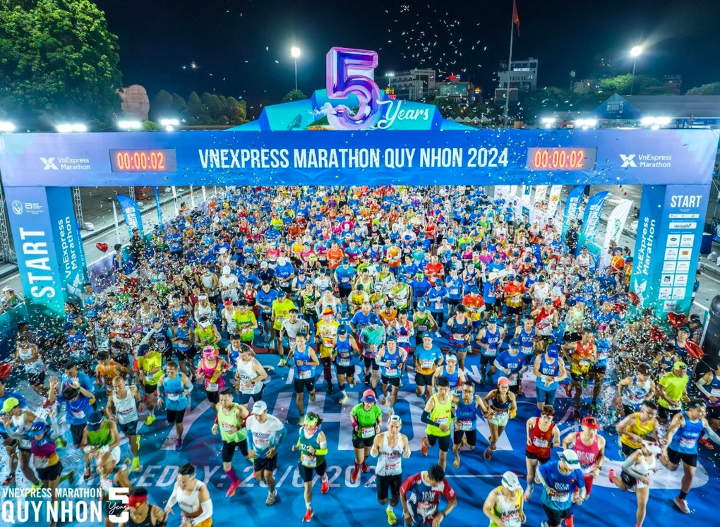 VnExpress Marathon Quy Nhơn 2026 trở lại với nhiều điểm mới