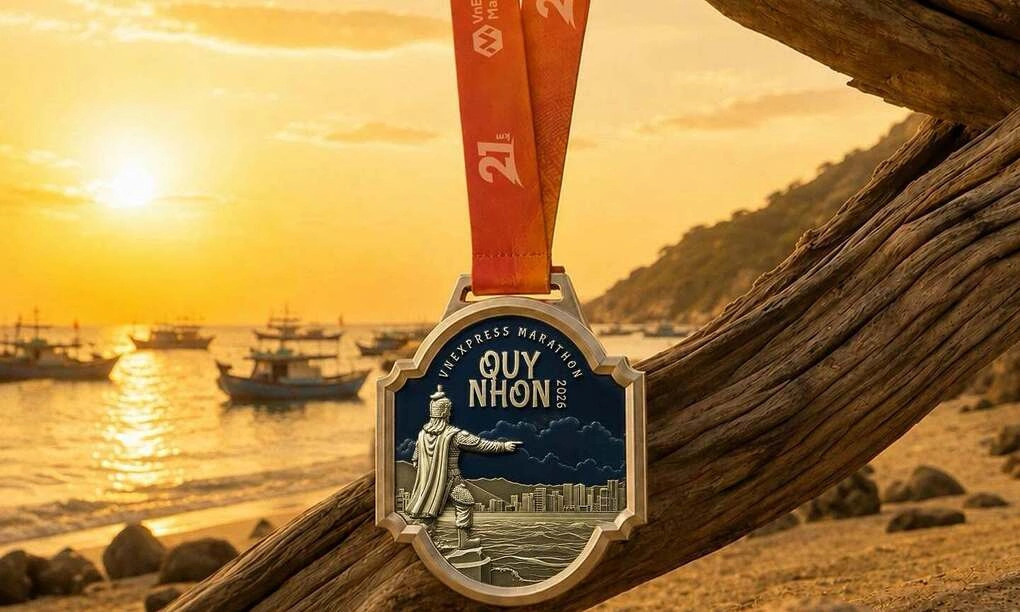 Chính thức công bố bộ vật phẩm cho runner VnExpress Marathon Quy Nhơn 2026